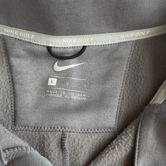 Nike Golf Binghamton University Bearcats Quarter Zip Pullover Size Large Gray - Picture 4 of 6